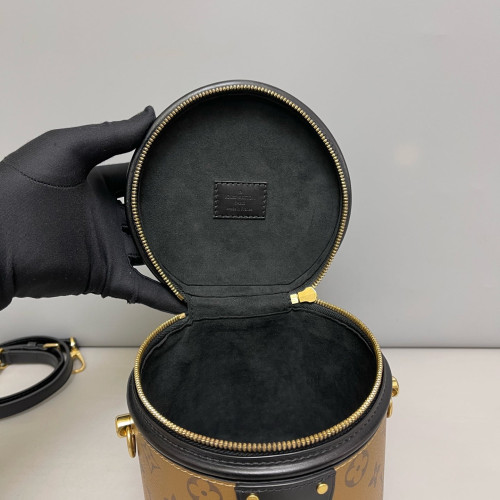 Louis Vuitton Cannes Reverse Monogram Brown Black