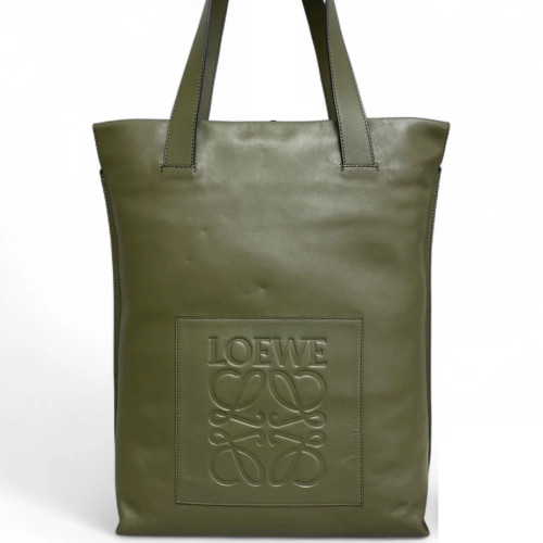 Loewe Shopping Tote Calfskin Green Loewe Shopping Tote Calfskin Green