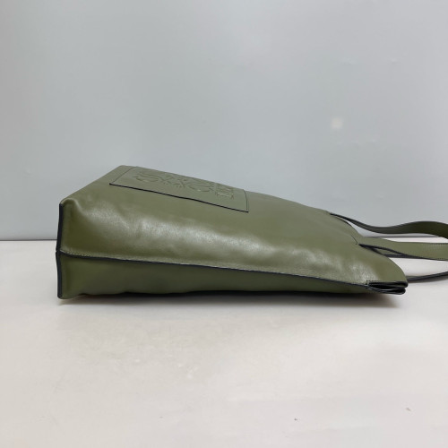 Loewe Shopping Tote Calfskin Green Loewe Shopping Tote Calfskin Green