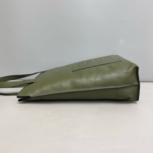 Loewe Shopping Tote Calfskin Green Loewe Shopping Tote Calfskin Green
