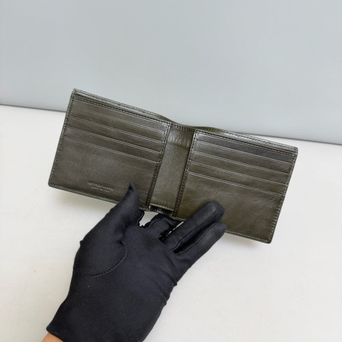 Bottega Veneta Coin Purse Lambskin Intrecciato Dark Green