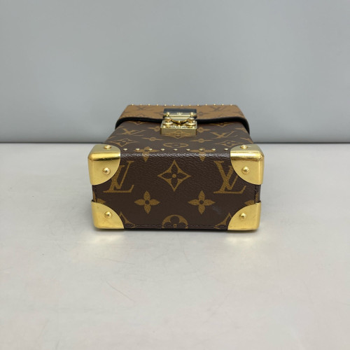 Louis Vuitton Camera Box Reverse Monogram Brown Black