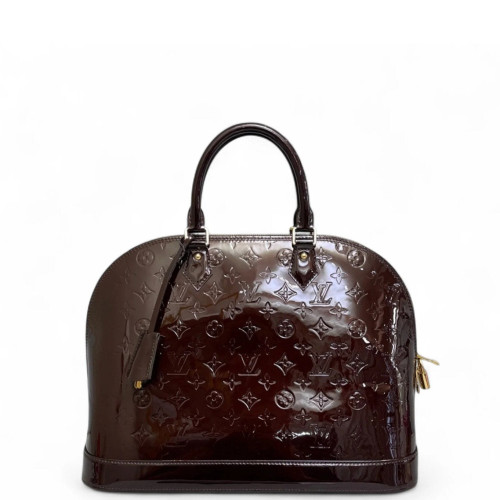 Louis Vuitton Alma GM Vernis Amarante