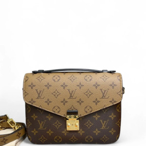Louis Vuitton Pochette Metis Reverse Monogram Brown Louis Vuitton Pochette Metis Reverse Monogram Brown