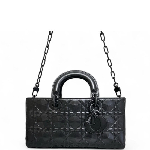 Dior Medium Lady D-Joy Lady Dior Calfskin Black