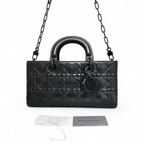 Dior Medium Lady D-Joy Lady Dior Calfskin Black