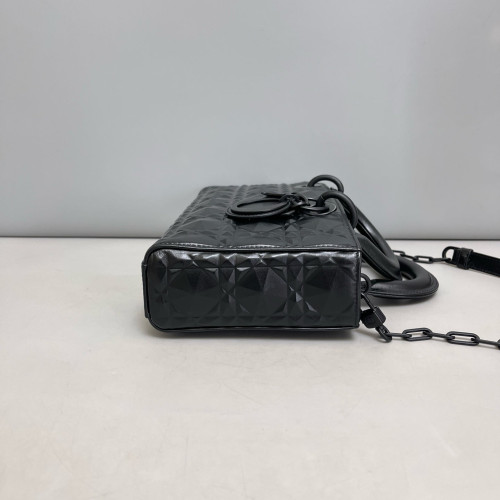 Dior Medium Lady D-Joy Lady Dior Calfskin Black