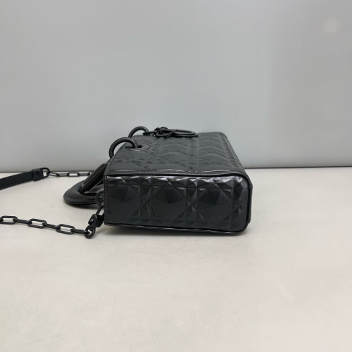 Dior Medium Lady D-Joy Lady Dior Calfskin Black