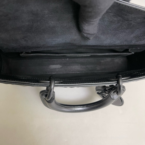 Dior Medium Lady D-Joy Lady Dior Calfskin Black