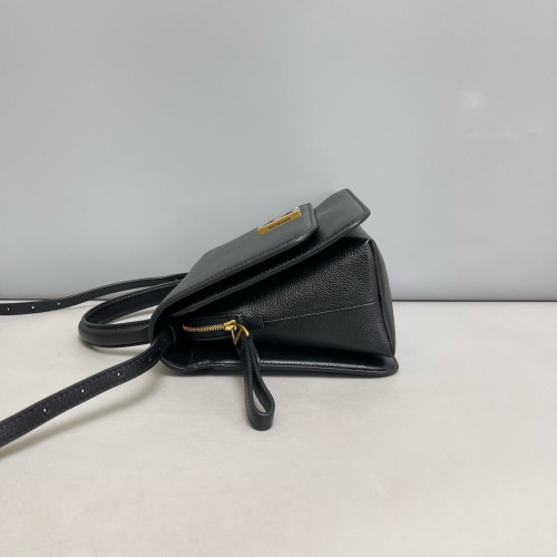 Balenciaga Two-Way Bag Calfskin Black