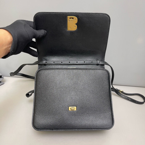 Balenciaga Two-Way Bag Calfskin Black