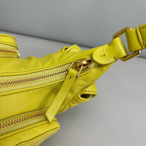 Miu Miu Pocket Bag Lambskin Yellow
