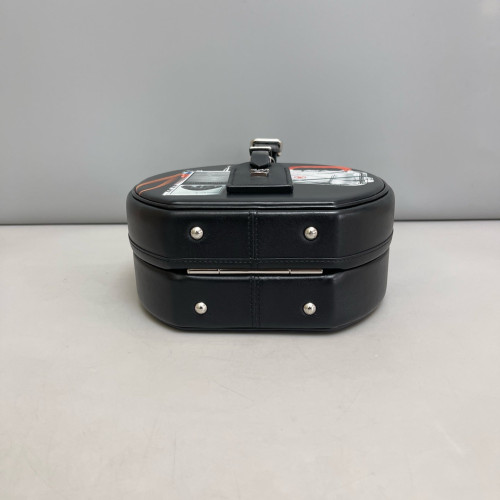 Louis Vuitton Petite Boite Chapeau Calfskin Black