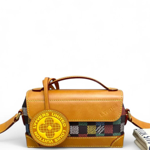Louis Vuitton Shoulder Bag Damier Pop Brown