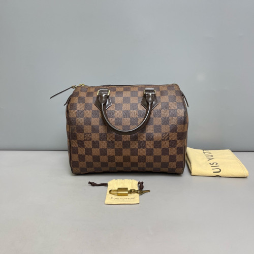 Louis Vuitton Speedy 25 Damier Ebene Brown