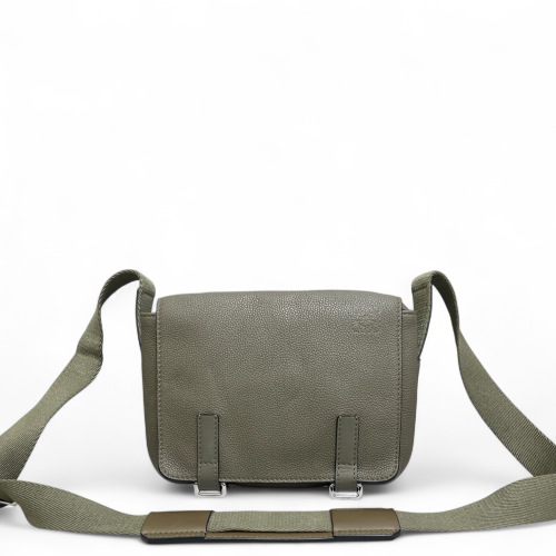 Loewe Xs Military Messenger Grained Calfskin Kaki Loewe Xs Military Messenger Grained Calfskin Kaki