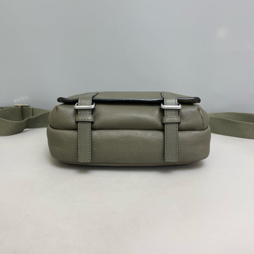 Loewe Xs Military Messenger Grained Calfskin Kaki Loewe Xs Military Messenger Grained Calfskin Kaki