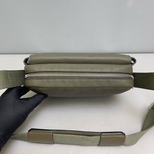 Loewe Xs Military Messenger Grained Calfskin Kaki Loewe Xs Military Messenger Grained Calfskin Kaki