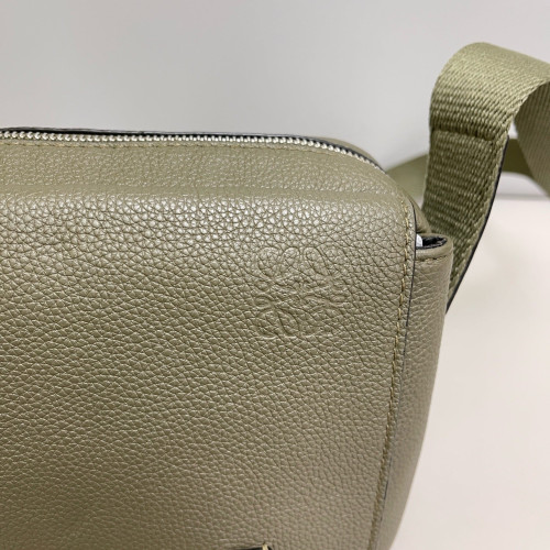 Loewe Xs Military Messenger Grained Calfskin Kaki Loewe Xs Military Messenger Grained Calfskin Kaki