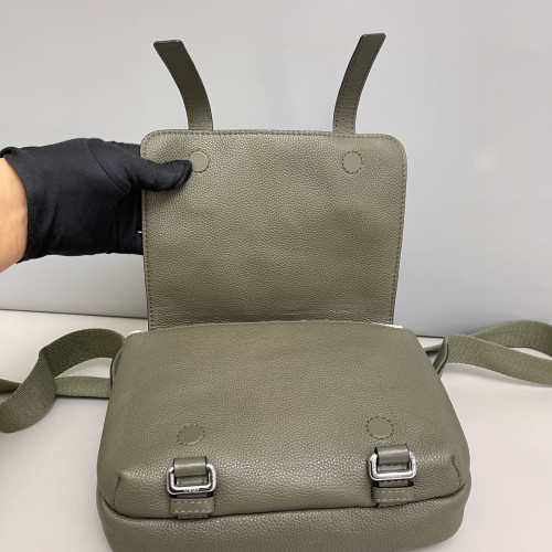 Loewe Xs Military Messenger Grained Calfskin Kaki Loewe Xs Military Messenger Grained Calfskin Kaki