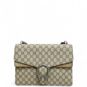 Gucci Dionysus GG Supreme Monogram Khaki Beige Brown