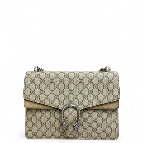 Gucci Dionysus GG Supreme Monogram Khaki Beige Brown Gucci Dionysus GG Supreme Monogram Khaki Beige Brown