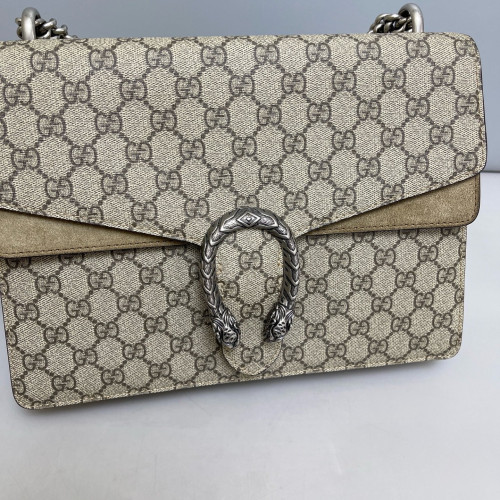Gucci Dionysus GG Supreme Monogram Khaki Beige Brown Gucci Dionysus GG Supreme Monogram Khaki Beige Brown