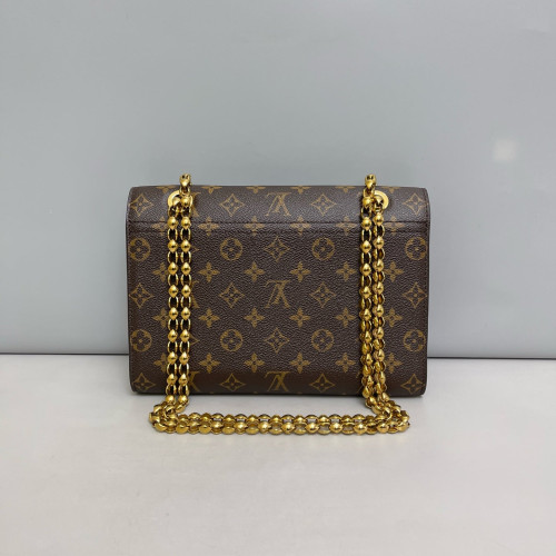 Louis Vuitton Victoire Monogram Red Brown