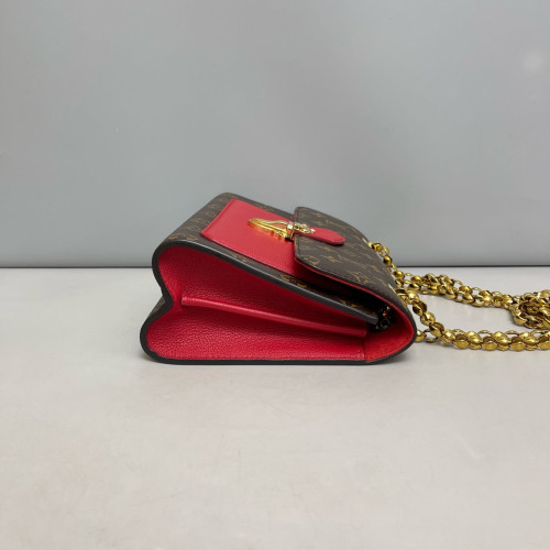 Louis Vuitton Victoire Monogram Red Brown
