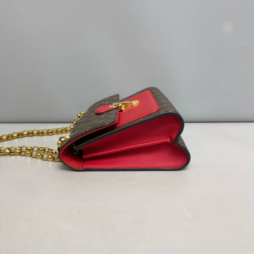 Louis Vuitton Victoire Monogram Red Brown