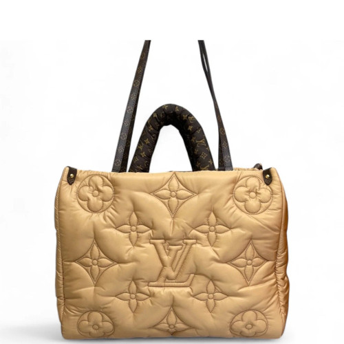 Louis Vuitton Onthego GM Econyl Monogram Pillow Giant Beige Brown