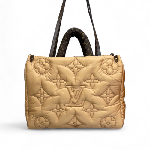 Louis Vuitton Onthego GM Econyl Monogram Pillow Giant Beige Brown