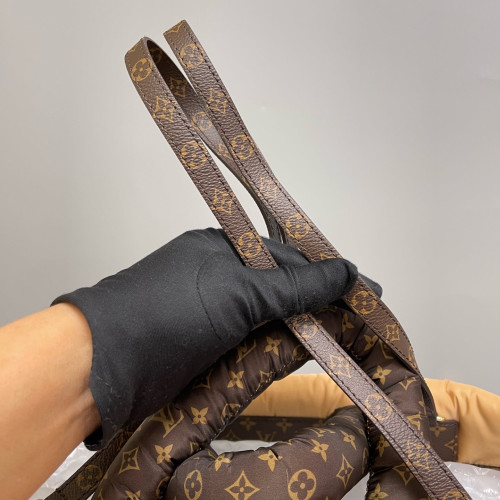 Louis Vuitton Onthego GM Econyl Monogram Pillow Giant Beige Brown