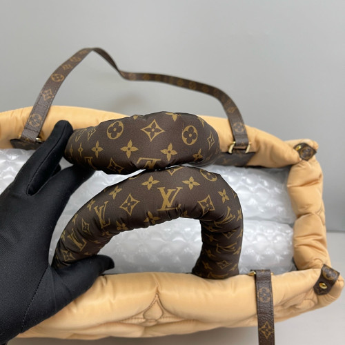 Louis Vuitton Onthego GM Econyl Monogram Pillow Giant Beige Brown