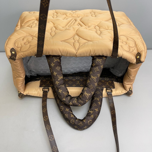 Louis Vuitton Onthego GM Econyl Monogram Pillow Giant Beige Brown