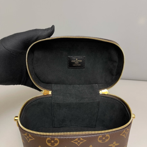 Louis Vuitton Vanity PM Reverse Monogram Brown Black Louis Vuitton Vanity PM Reverse Monogram Brown Black