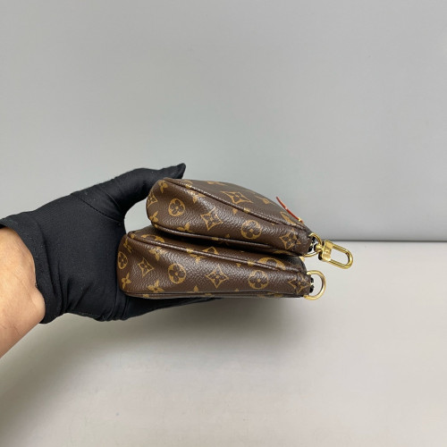 Louis Vuitton Multi Pochette Accessories Monogram Brown Green