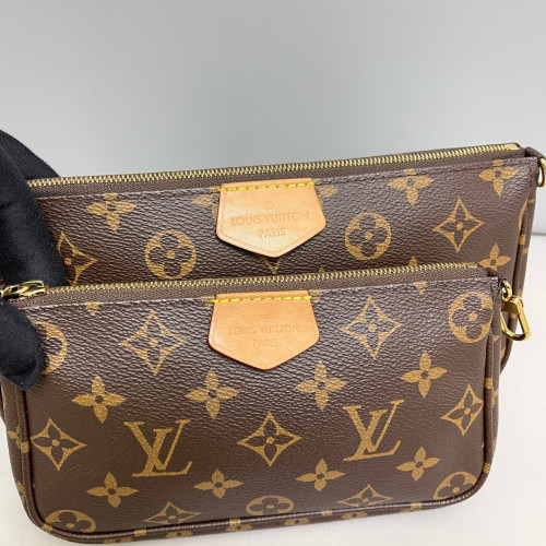 Louis Vuitton Multi Pochette Accessories Monogram Brown Green