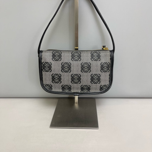 Loewe Hobo Anagram Black Grey