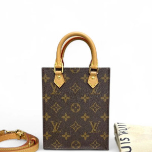 Louis Vuitton Petite Sac Plat Monogram Brown