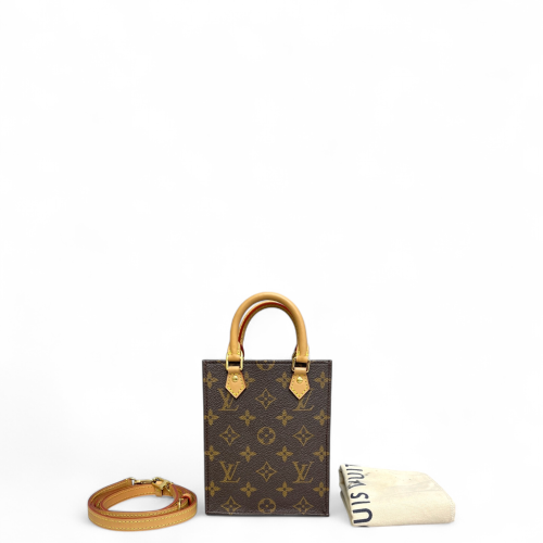 Louis Vuitton Petite Sac Plat Monogram Brown