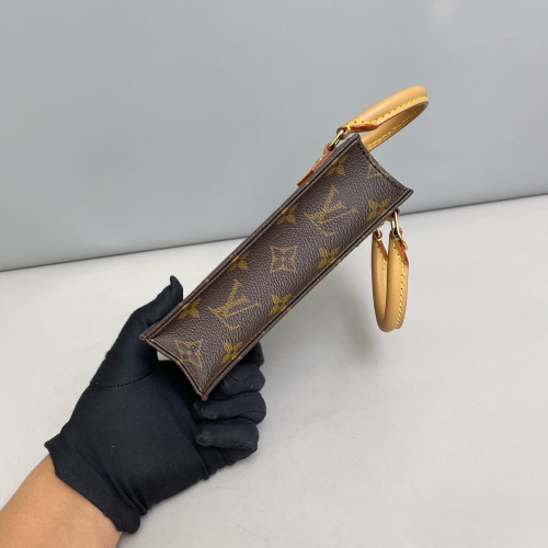 Louis Vuitton Petite Sac Plat Monogram Brown