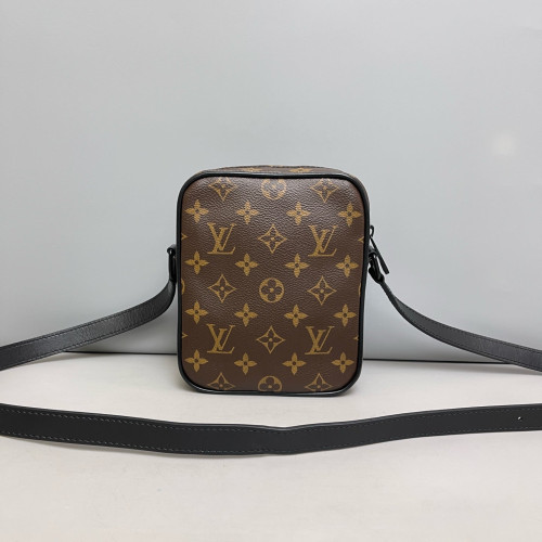 Louis Vuitton Christopher Wearable Wallet Monogram Macassar Brown Black