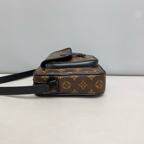 Louis Vuitton Christopher Wearable Wallet Monogram Macassar Brown Black