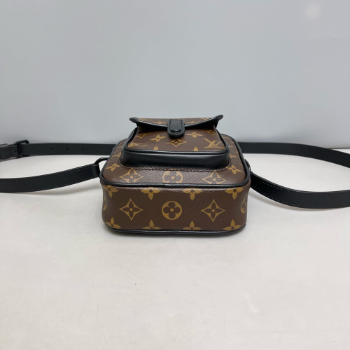 Louis Vuitton Christopher Wearable Wallet Monogram Macassar Brown Black