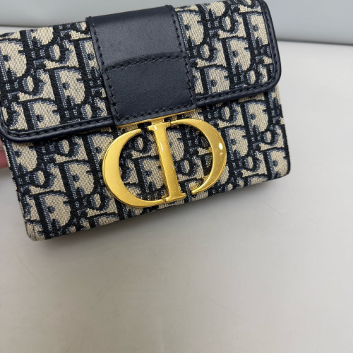 Dior 30 Montaigne Mini Box Bag Calfskin Black Beige