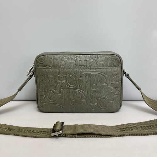 Dior Rider 2.0 Zipped Messenger Bag Calfskin Kaki