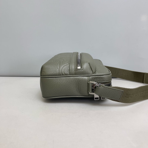Dior Rider 2.0 Zipped Messenger Bag Calfskin Kaki