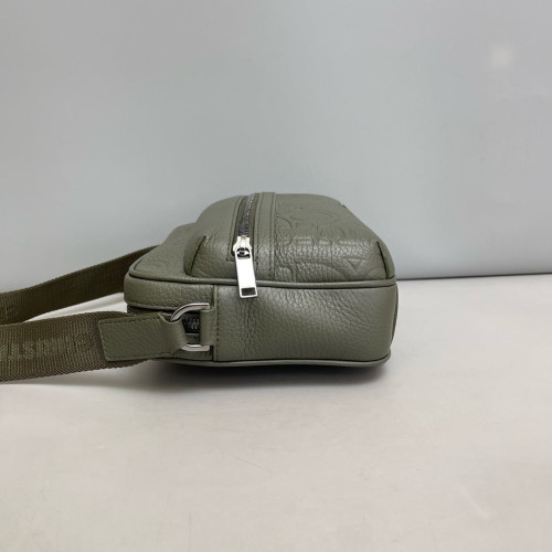 Dior Rider 2.0 Zipped Messenger Bag Calfskin Kaki