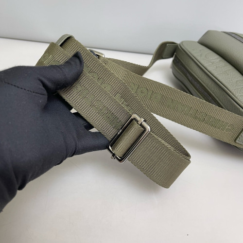 Dior Rider 2.0 Zipped Messenger Bag Calfskin Kaki